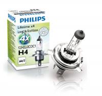 PHILIPS LongLife H4 60/55W (12342LLECOC1) -  3