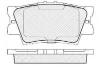 Тормозные колодки задние NIBK PN1522