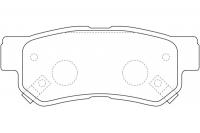 Тормозные колодки задние NIBK PN0539