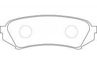 Тормозные колодки задние NIBK PN1412
