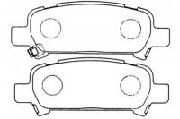 Тормозные колодки задние NIBK PN7415
