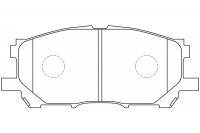 Тормозные колодки передние NIBK PN1497