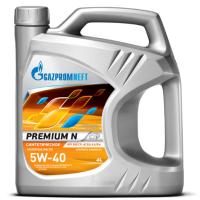 Масло моторное Gazpromneft Premium N 5W40 (4 л) синт. 2389900144