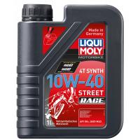 Масло моторное 4-х тактное LIQUI MOLY Synth Street Race 10W40 SN MA2 (1 л) синт. 20753