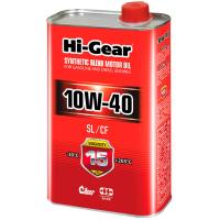 Масло моторное HI-GEAR 10W40 SL/СF (1 л) п/синт. HG1110