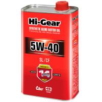 Масло моторное HI-GEAR 5W40 SL/СF (1 л) п/синт. HG1140