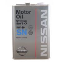 Масло моторное NISSAN Strong Save X 5W30 SN (4 л) синт. (гидрокрекинг) KLAN5-05304