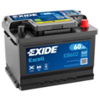  EXIDE EXCELL 12V 60Ah  540A .. 242175175 B13 EB602
