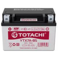 АКБ мото TOTACHI AGM 12V 7 а/ч YTX7A-BS 95-105А п.п. 148х86х93 90007