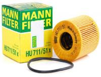 Фильтр масляный MANN HU711/51X