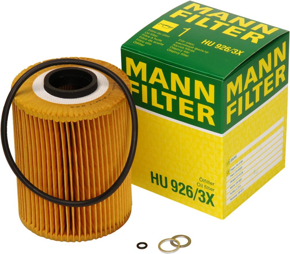 Фильтр масляный MANN HU926/3X в наличии с гарантией от производителя. 