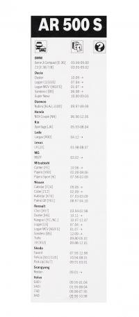    Bosch Aerotwin AR500S 500/500  3397009081 -  2