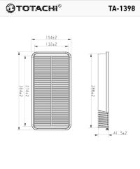   TOTACHI TA-1398  (17801-74020) -  2
