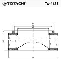   TOTACHI TA-1495 (16546-0T006) -  2