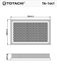  TOTACHI TA-1441 (16546-ED000) -  2