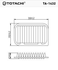   TOTACHI TA-1432 (17801-20040) -  2