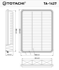  TOTACHI TA-1427 (17801-50040) -  2
