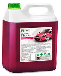 Автошампунь для б/мойки Grass Active Foam Red красная активная пена (800002) 5,8кг