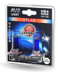 Лампа галогенная 12В HB4 55Вт 5000К 2 шт. Atlas AVS (A78573S)