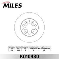 Диск тормозной задний MILES K010430 (TRW DF4271)