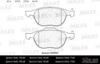 Тормозные колодки передние MILES E400001