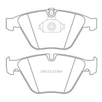 Тормозные колодки передние дисковые NIBK PN0222
