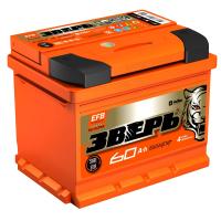 АКБ Зверь EFB 77А/ч о.п. ток 820 276х175х190