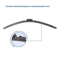 Щетка бескаркасная GoodYear Premium 28"/700 мм всесезонная 8 переходников - фото 4