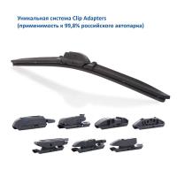 Щетка бескаркасная GoodYear Premium 28"/700 мм всесезонная 8 переходников - фото 6