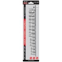 Набор головок AVS Torx 14 пр. 1/2" 1/4" 3/8" E4-E24 на держателе A07827S