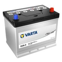 АКБ Varta Стандарт Asia 75 А/ч о.п. ток 680 258х174х223