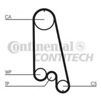 Комплект ГРМ Contitech CT874K1