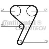 Комплект ремня ГРМ Contitech CT881K5