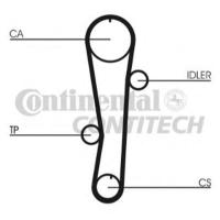 Комплект ремня ГРМ Contitech CT942K1