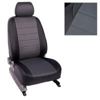 Автомобильные чехлы Seintex MITSUBISHI PAJERO SPORT 2002-2008 серый экокожа 95621