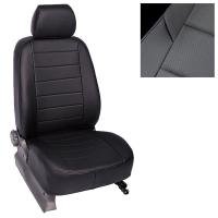 Автомобильные чехлы Seintex FORD FOCUS 2 2005- 40/60, кроме Спорт черный экокожа 86035