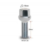 Болт М12*1,25/29 S19 сфера хром код 972-06