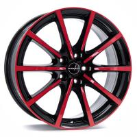 Диски Borbet BL5 Black Red Glossy