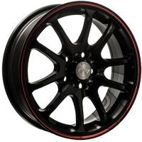 FM B357 6,5J*R15 4*100 35 58,6 Matt Black+Red